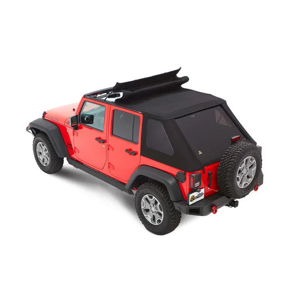 Load image into Gallery viewer, Bestop 5685368 All-New Trektop NX Twill Soft Top for 07-18 Jeep Wrangler JK 4 Door
