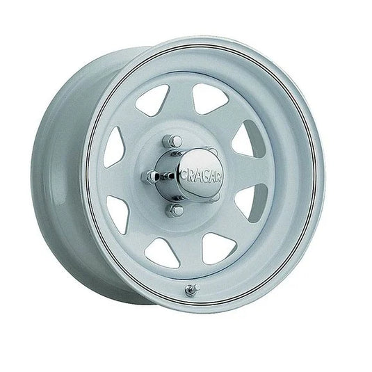 Cragar Series 310 White Nomad I Wheel for Jeep Vehicles with 5x5.5 Bolt Pattern