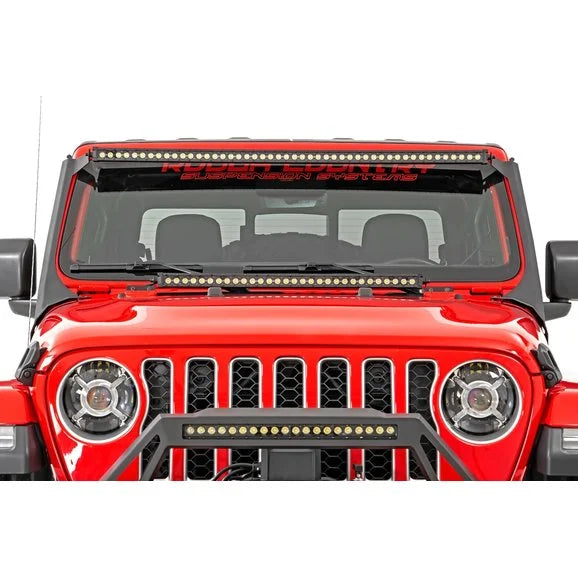 Rough Country RCH5100 9 Inch LED Projector Headlights for 18-22 Jeep Wrangler JL & 20-22 Gladiator JT