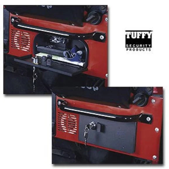 Load image into Gallery viewer, Tuffy 035-01 Secure Glove Box Safe in Black for 76-86 Jeep CJ
