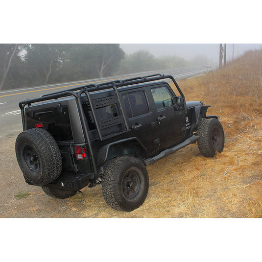 Body Armor JK-7102 Gen 2 Cargo Roof Rack Accessory Mount for 07-18 Jeep Wrangler JK & Unlimited JK