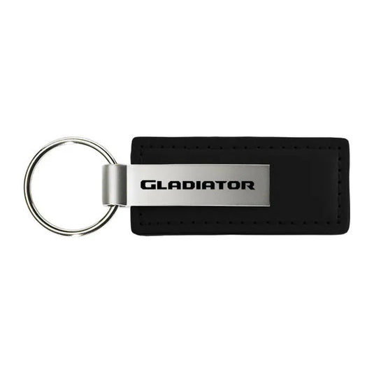 Automotive Gold Leather Gladiator Keychain