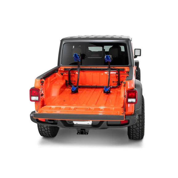 Heininger Automotive 2028 Advantage SportsRack BedRack Elite 2-Bike Rack for 20-24 Jeep Gladiator JT & Smaller Pickup Truck Applications