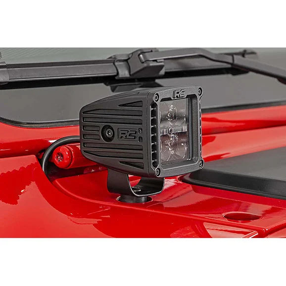 Load image into Gallery viewer, Rough Country 2&quot; LED Cube Easy Mount Kit for 18-24 Jeep Wrangler JL &amp; 20-24 Gladiator JT
