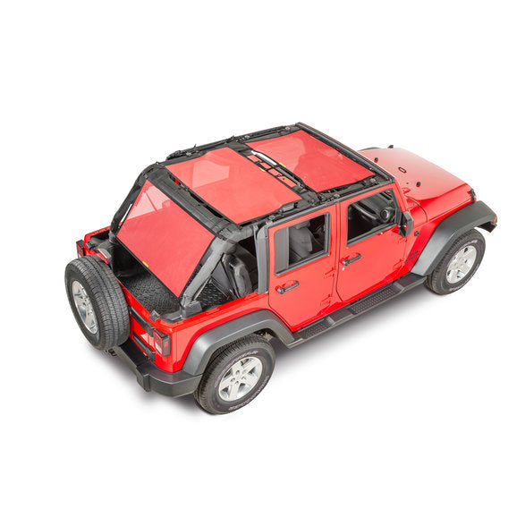 Load image into Gallery viewer, Dirtydog 4X4 Front, Rear &amp; Cargo Sun Screen for 07-18 Jeep Wrangler Unlimited JK 4 Door
