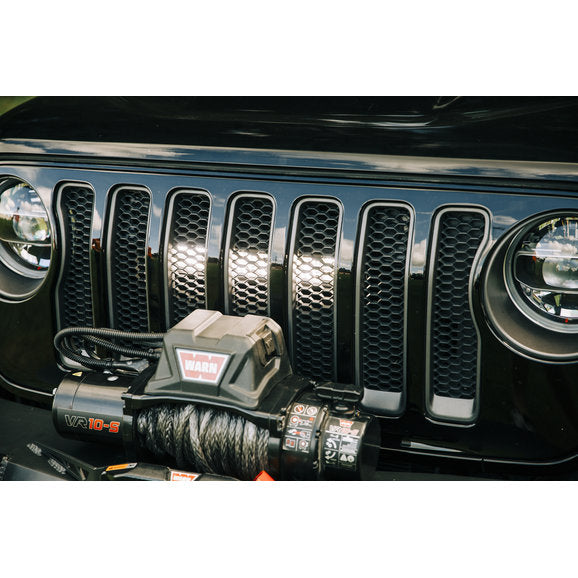 Load image into Gallery viewer, Rugged Ridge 11232.77 Grille LED Mount Bracket for 18-24 Jeep Wrangler JL &amp; Gladiator JT
