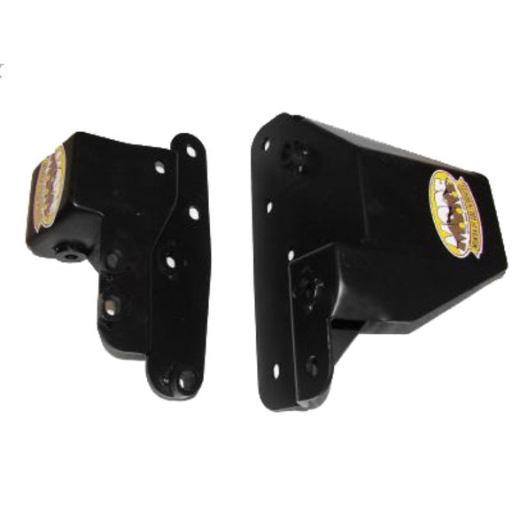 Load image into Gallery viewer, Mountain Off-Road BBXJ9101 BombProof Block Brackets in Bare Steel for 91-01 Jeep Cherokee XJ with 4.0L
