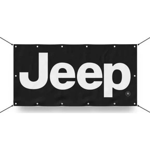 Jeep Merchandise Jeep Text Logo Banners