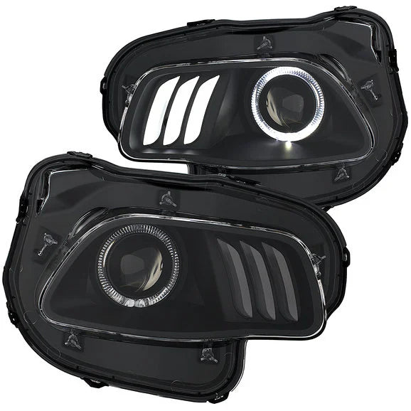 Load image into Gallery viewer, Anzo USA Projector Headlight with LED Halo for 14-18 Jeep Cherokee KL
