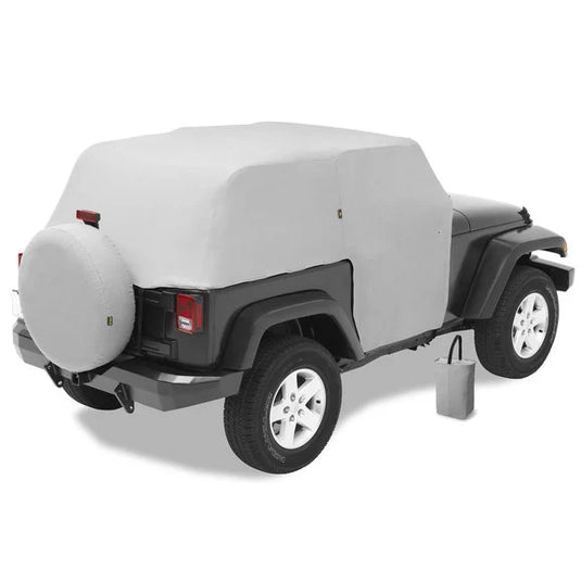 Bestop 81040-09 All Weather Trail Cover in Charcoal for 07-18 Jeep Wrangler JK 2 Door