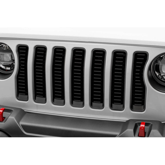 Load image into Gallery viewer, T-Rex 6204931 Billet 1-Pc Black Aluminum Grille without Forward Facing Camera for 18-20 Jeep Wrangler JL
