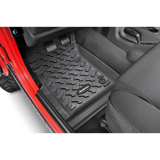 Quadratec Ultimate All Weather Floor Liners for 97-06 Jeep Wrangler TJ & Unlimited