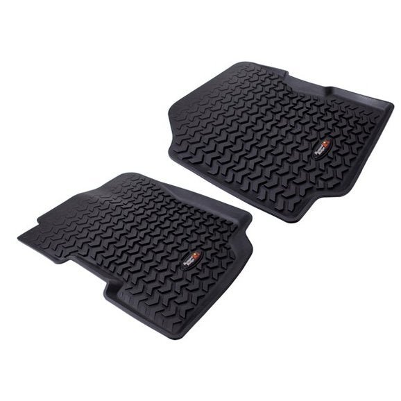 Load image into Gallery viewer, Rugged Ridge 12920.21 All Terrain Front Floor Liner Pair for 76-95 Jeep CJ-5, CJ-7, CJ-8 Scrambler &amp; Wrangler YJ
