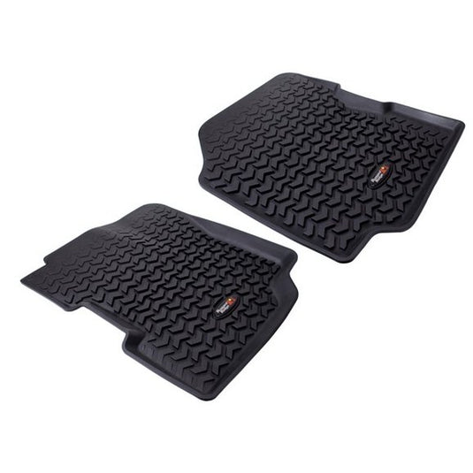 Rugged Ridge 12920.21 All Terrain Front Floor Liner Pair for 76-95 Jeep CJ-5, CJ-7, CJ-8 Scrambler & Wrangler YJ