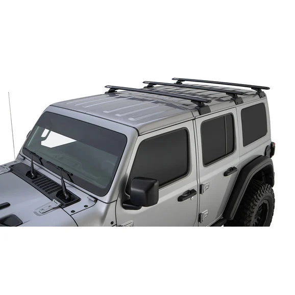 Load image into Gallery viewer, Rhino-Rack Vortex 3-Bar Backbone Roof Rack for 18-24 Jeep Wrangler JL Unlimited with Hardtop
