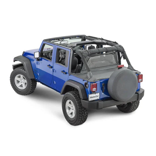 MasterTop 14500435 Tonneau Cover for 07-18 Jeep Wrangler Unlimited JK