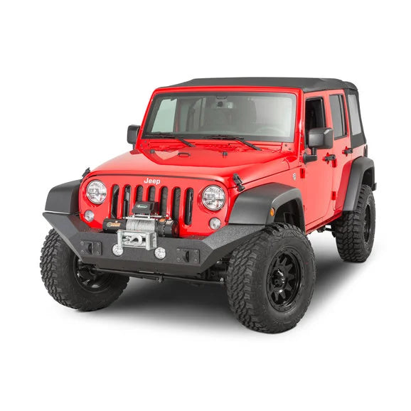 Load image into Gallery viewer, Rugged Ridge Spartan Front Bumper with High Clearance Ends &amp; Overrider for 07-18 Jeep Wrangler JK
