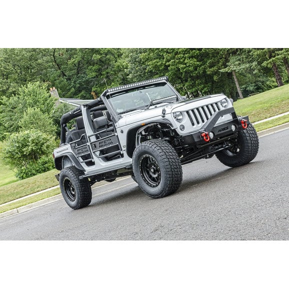 Load image into Gallery viewer, Aries AR15009 Front Tube Doors for 07-18 Jeep Wrangler JK
