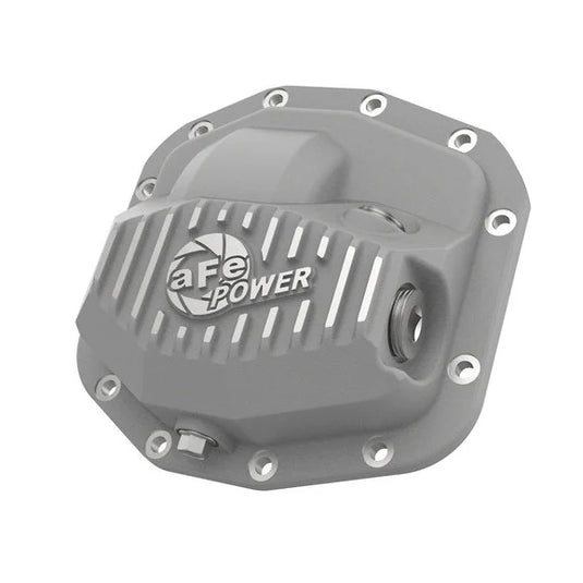 aFe Power 46-71010A Street Series Front Differential Cover in Raw Finish for 18-24 Jeep Wrangler JL with Dana 30 Front Axle