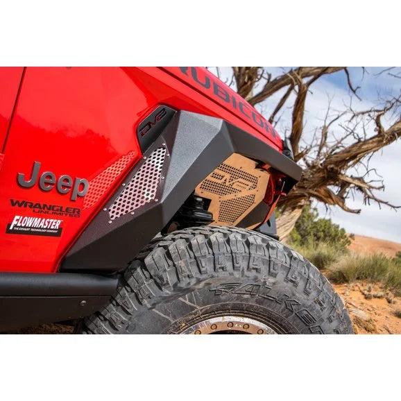 Load image into Gallery viewer, DV8 Offroad FDGL-02 Armor Fenders with Vents &amp; Turn Signals for 20-24 Jeep Gladiator JT
