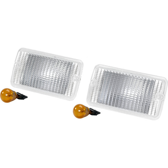 Crown Automotive RT28016 Clear Front Parking Lamp Lenses for 97-06 Jeep Wrangler TJ & Unlimited