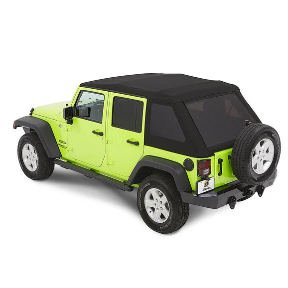 Load image into Gallery viewer, Bestop 54923-35 Trektop NX Glide Soft Top in Black Diamond for 07-18 Jeep Wrangler JK 4 Door
