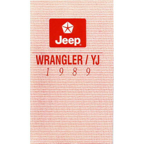 Load image into Gallery viewer, Bishko Automotive Literature Factory Authorized Owners Manuals for 87-95 Jeep Wrangler YJ
