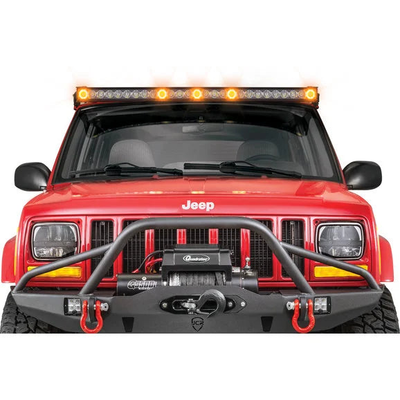 Load image into Gallery viewer, Quadratec J5 LED Light Bar with Amber Clearance Cab Lights
