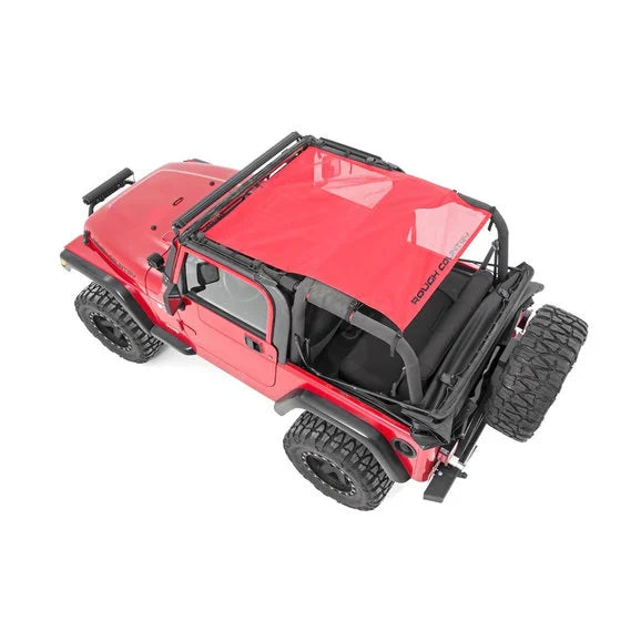 Load image into Gallery viewer, Rough Country Mesh Bimini Top Plus for 92-06 Jeep Wrangler YJ &amp; TJ
