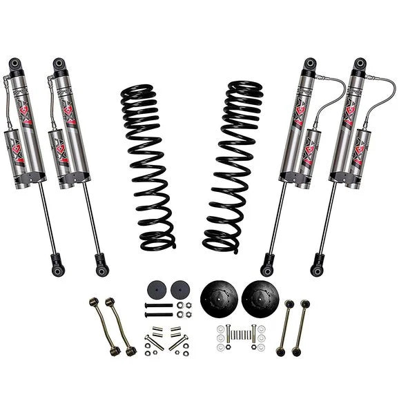 Skyjacker 2.5in. Front Coil & Rear Spacer Lift with ADX 2.0 Remote Reservoir Shocks for 20-22 Jeep Gladiator JT