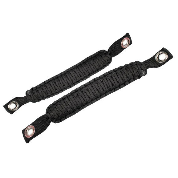 Load image into Gallery viewer, Fishbone Offroad Sound Bar or Pillar Paracord Grab Handle Pair for 07-18 Jeep Wrangler JK
