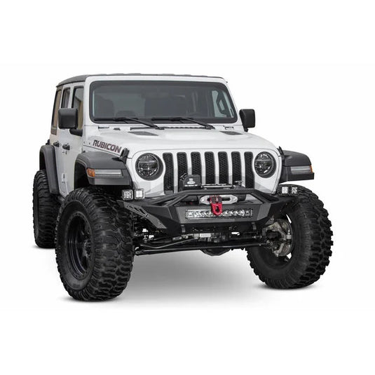 ADD Offroad F961232080103 Stealth Fighter Mid Length Front Winch Bumper for 18-24 Jeep Wrangler JL & Gladiator JT