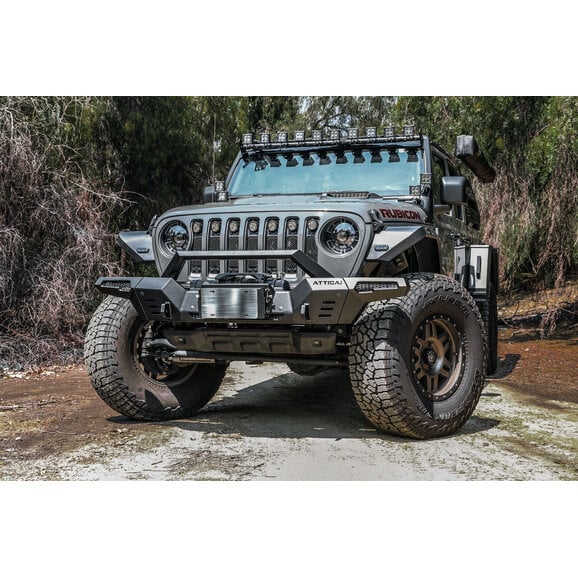 Attica 4x4 Frontier Series Front Modular Bumper for 18-24 Jeep Wrangler JL & Gladiator JT