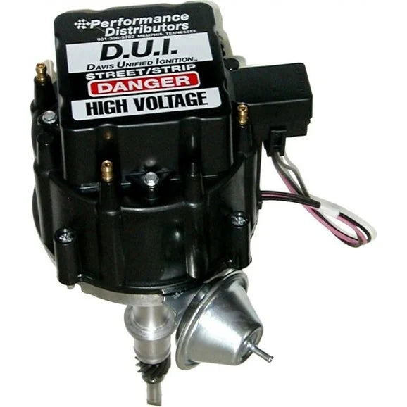 Performance Distributors 40420 DUI Distributor in Black for 1983-Up Non-Computer Controlled Jeep 2.5L I-4 Gasoline Engine