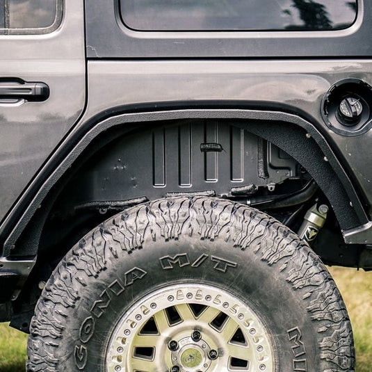 Reaper Off-Road JLFNDRX1-B Ripper Rear Fender Flare Kit for 18-24 Jeep Wrangler JL