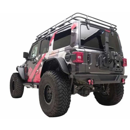 Paramount Automotive 81-10400 Canyon Rear Bumper for 07-18 Jeep Wrangler JK