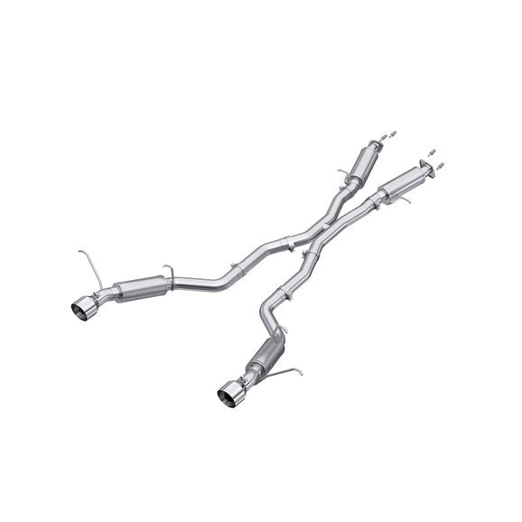 Load image into Gallery viewer, MBRP 3&quot; Dual Exit Catback Exhaust Kit for 12-21 Jeep Grand Cherokee SRT8 with 6.4L Hemi Engine
