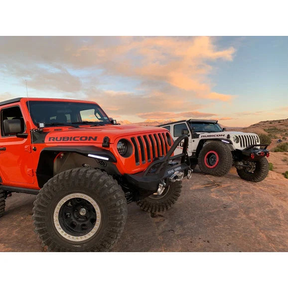 Load image into Gallery viewer, Road Armor Stealth Mid Width Front Winch Bumper for 18-20 Jeep Wrangler JL &amp; Gladiator JT
