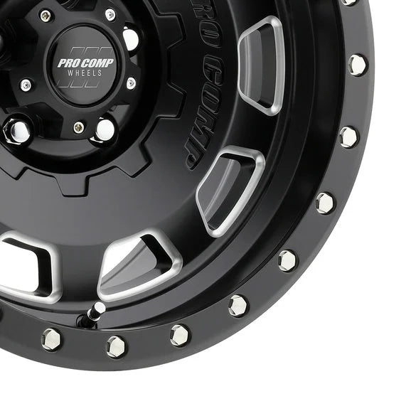 Load image into Gallery viewer, Pro Comp Hammer Series 60 Wheel in Black with Machined for 07-24 Jeep Wrangler JL, JK &amp; Gladiator JT
