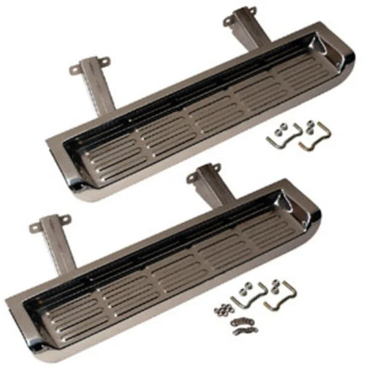 Kentrol 30518 Stainless Side Steps for 01-06 Jeep Wrangler