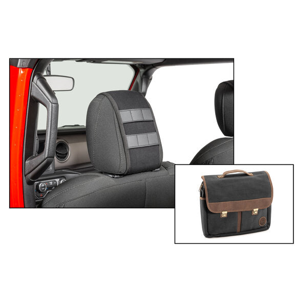 Load image into Gallery viewer, Overland Outfitters HD MOLLE Headrest Covers for 18-24 Jeep Wrangler JL &amp; Gladiator JT
