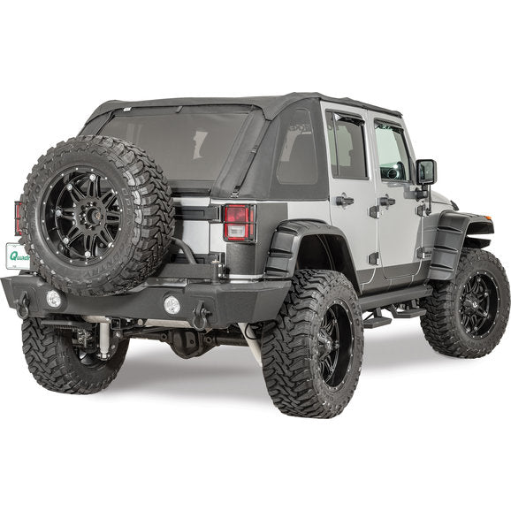 Rampage Products Rear Recovery Bumper with Tire Carrier for 07-18 Jeep Wrangler JK