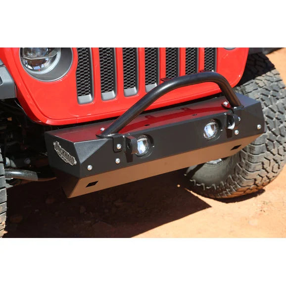 Rock Hard 4X4 RH-90208 Stubby Winch Guard for 18-20 Jeep Wrangler JL & Gladiator JT