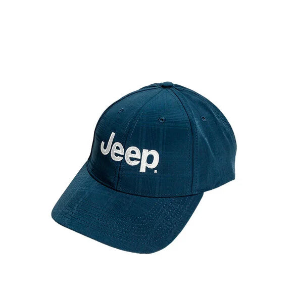 Load image into Gallery viewer, Jeep Merchandise Jeep Tonal Pattern Hat in Blue
