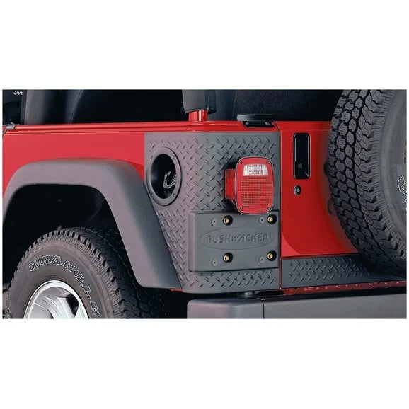 Bushwacker 14004 TrailArmor Rear Corners Guards for Factory Fender Flares