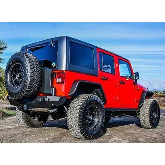 Load image into Gallery viewer, Westin WJ2 Rear Bumper with Tire Carrier for 18-24 Jeep Wrangler JL
