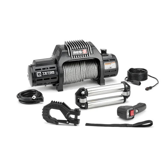 Load image into Gallery viewer, RES-Q Teton Series Winch 10,000 lbs with Synthetic Rope
