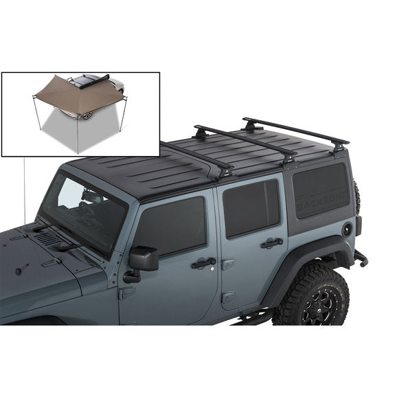 Load image into Gallery viewer, Rhino-Rack Vortex 3-Bar Backbone Roof Rack for 07-18 Jeep Wrangler Unlimited JK Hardtop
