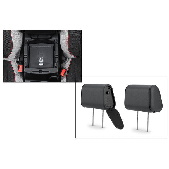 Load image into Gallery viewer, Tuffy Security Console Insert with Headrest Safe Slide for 18-24 Jeep Wrangler JL &amp; Gladiator JT
