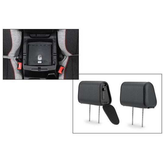 Tuffy Security Console Insert with Headrest Safe Slide for 18-24 Jeep Wrangler JL & Gladiator JT